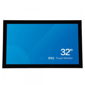 32 inch IP65 High-Brightness Optical Bonding Industrial Touch Monitor